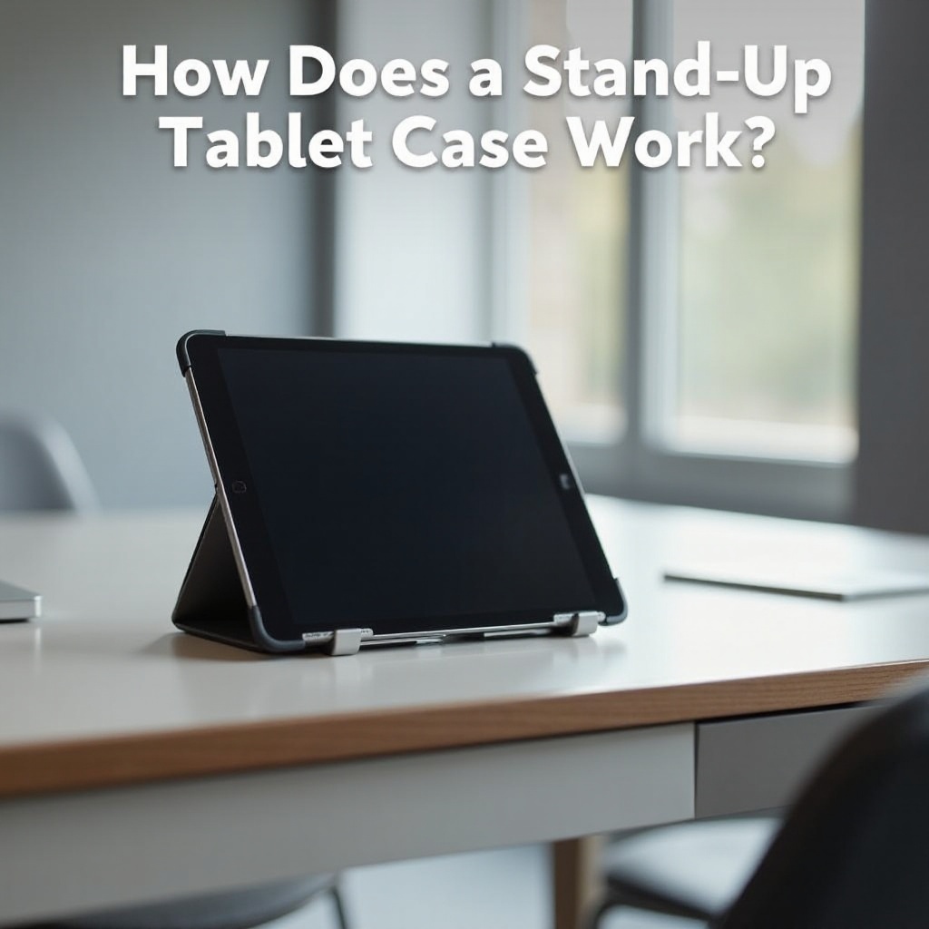 Wie funktioniert eine aufstellbare Tablet-Hülle?