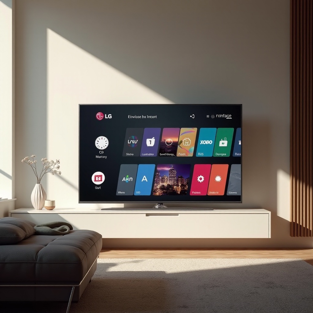 lg tv startbildschirm ändern